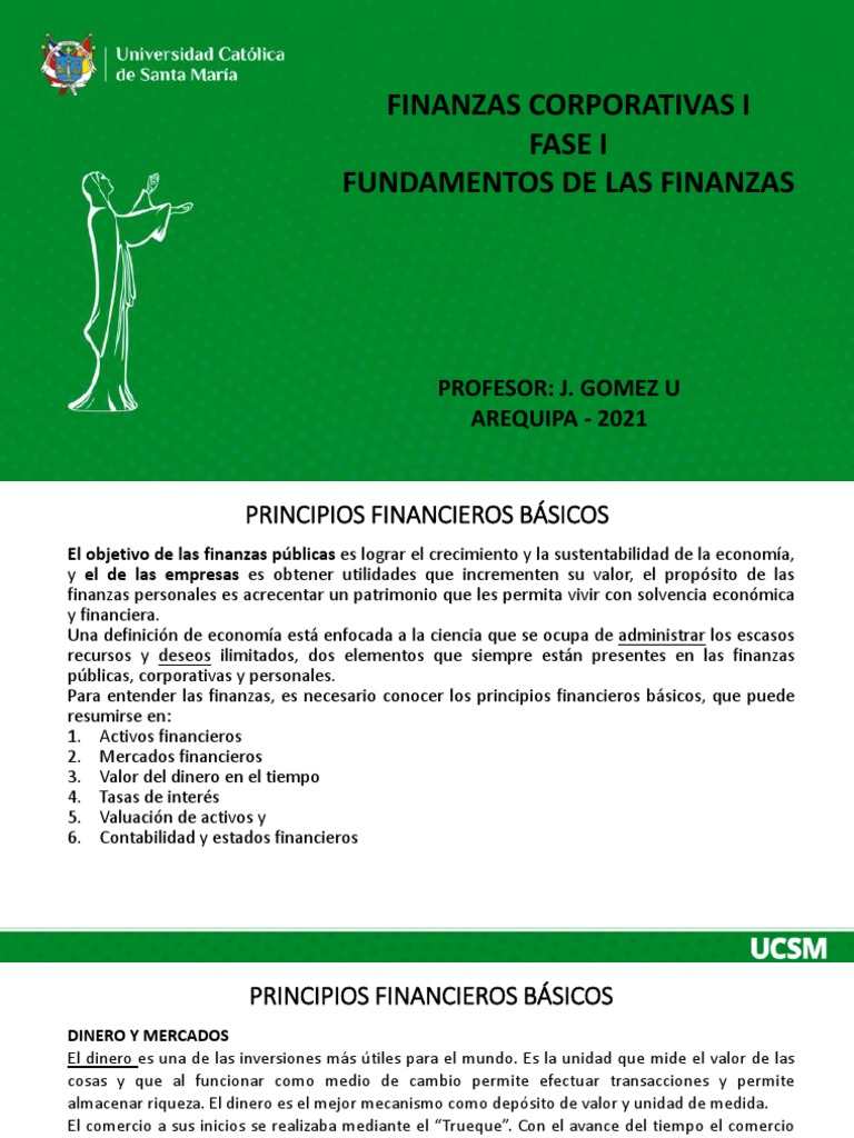 Semana 1 - Fundamentos de Las Finanzas | PDF | Comercio | Business