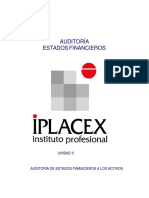 Auditoría Estados Financieros Autor Instituto Profesional Iplacex