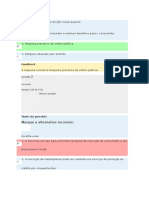 Pdfcoffee.com Marque a Alternativa Incorreta Feedback PDF Free