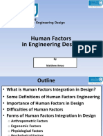 Human Factors in Engineering Design