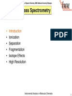 Mass Spectrometry: - Introduction