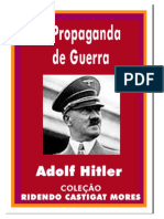 A propaganda da guerra segundo Adolf Hitler