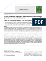 Sciencedirect: in Vitro Investigation of The Effect of Dairy Propionibacteria On Rumen