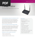 Pilot r195W: Cloud Managed Residential Access Point