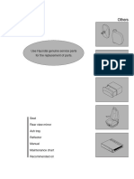 Others Others: Use Hyundai Genuine Service Parts For The Replacement of Parts