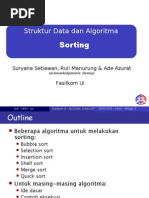 Algoritma Pengurutan