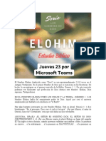 El Nombre Elohim Estudio Biblico