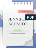 Jennifer Schmidt: Notebook CV