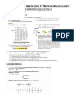 Interações Atômicas e Moleculares - Exercicios Resolvidos