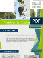 Variables de Confort