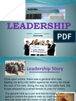 Leadership: by Mrs. Josephine F. Loresca