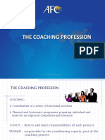 The Coaching Profession: AFC Technical Division