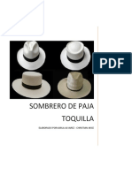 Sistematizacion Sombrero de Paja Toquilla