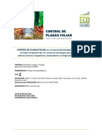 Control Plagas Foliar