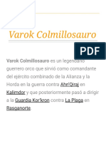 Varok Colmillosauro - Wowpedia