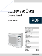 Microwave Oven: Owner's Manual