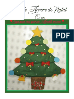 Molde Arvore de Natal em PDF