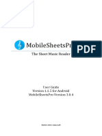MobileSheetsPro Manual