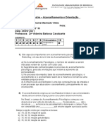 Aconselhamento e Orientação Psicológica