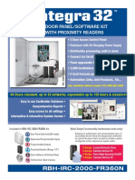 2 Door Panel/Software Kit With Proximity Readers: RBH-IRC-2000-FR360N