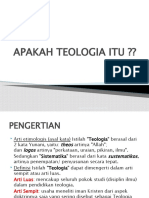 Apakah Teologia Itu