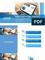 Professional Statistics Template: Dynamic PPT / Frame Complete / Fine Atmosphere / Editable