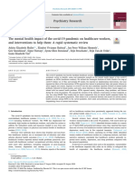 18- The mental health impact of the covid-19 pandemic on healthcare workers,