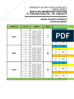 SMP Negeri 216 Jadwal BL Blended Learning Minggu 1 dan 2