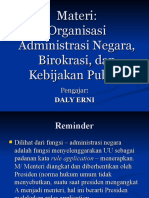 Organisasi Birokrasi Kebijakan Publik