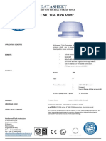 CNC 104 Rim Vent: Datasheet