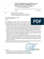Surat Rekomendasi Formasi JF Dosen Dan PLP