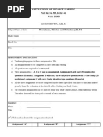 Download Assignment Recruit Selection  Retention by Balasubramanian Subramanian SN53681286 doc pdf