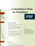 TEORI MASUKNYA ISLAM KE NUSANTARA