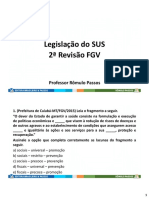 Legislação do SUS: princípios e gestão