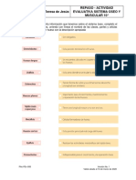 Actividad Sistema Oseo y Muscular