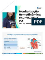 Monitorização Hemodinâmica, PAI, PVC, PIC e PIA (Profª. Joandra Marques)