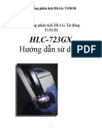 HDSD GX Hệ thống phân tích HbA1c TOSOH .output