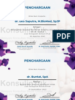 Purple Cubes Student Certificate