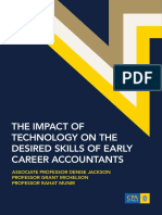 The Impact of Technology On The Desired Skills of Early Career Accountants