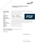 Formulir data pribadi TPK