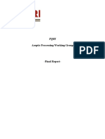 PQRI - Aseptic Processing Working Group - Final Report