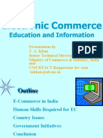 Electronic Commerce: Education and Information