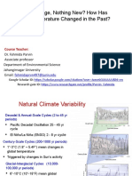 Climate Change, Nothing New? How Has Earth's Temperature Changed in The Past?