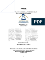 Paper Penerapan Tata Kelola Pemerintahan Kotamadya