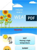 English Year 4: Weather