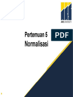 Normalisasi 5NF