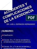 ACCIDENTES Y COMPLICACIONES DE LA EXODONCIA I -2021
