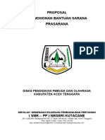 Proposal Permohonan Bantuan Sarana Dan Prasarana