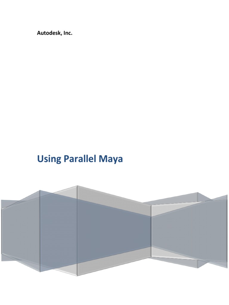 Parallel Maya PDF Graphics Processing Unit Parallel Computing