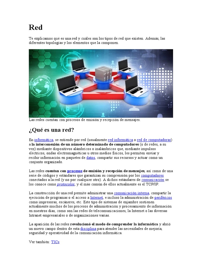Redes 1 | PDF | Red de computadoras | Redes de computadoras